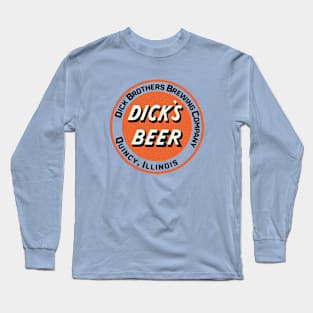 Retro Beer - Dick's Beer Dick Brothers Brewing Co. Long Sleeve T-Shirt